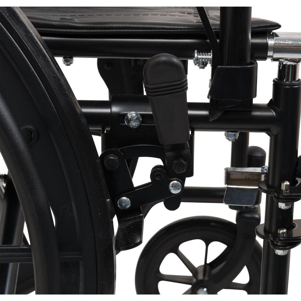 ProBasics K1 Standard Wheelchair | Durable Institutional Mobility with Swing-Away Footrests