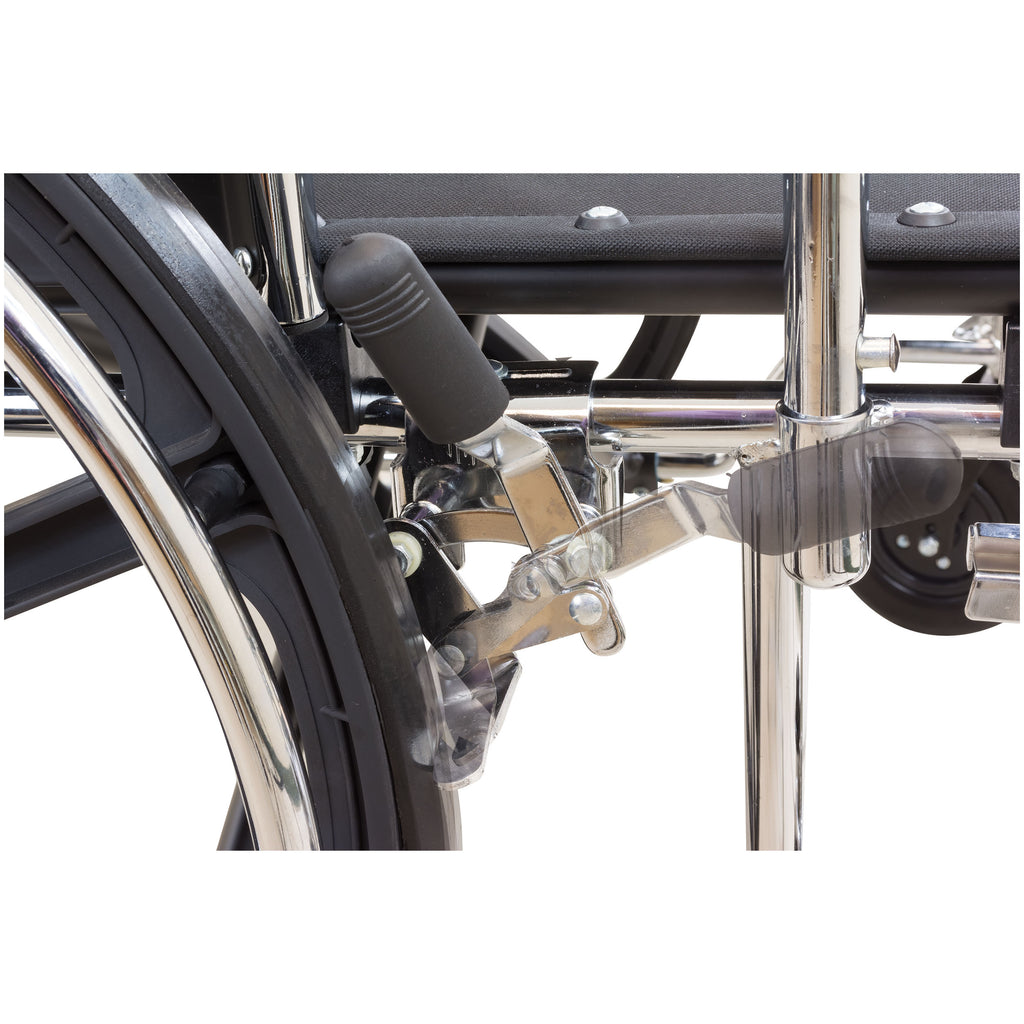 Compass Health ProBasics K7 Extra Heavy Duty Wheelchair with Swing-Away Footrests