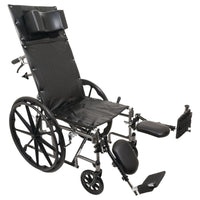 Compass Health ProBasics® Reclining Wheelchair with Removable Desk Arms & Elevating Legrests