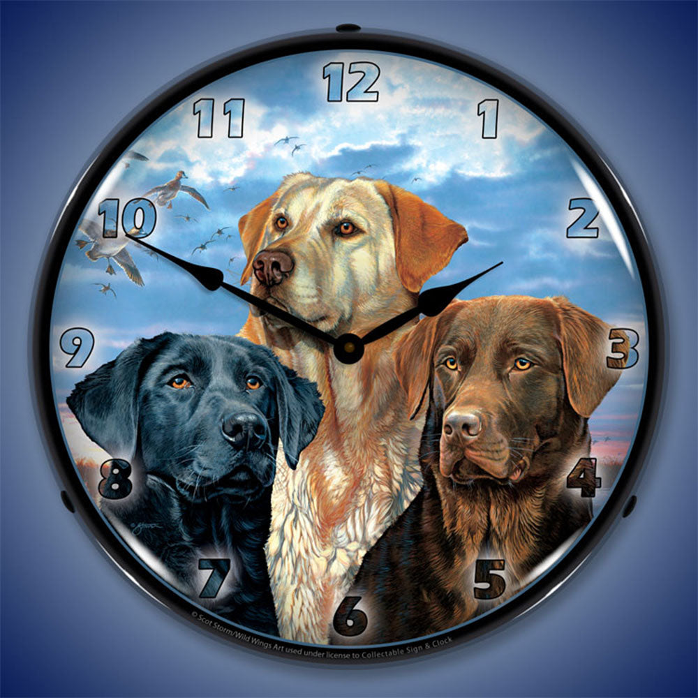 Labrador Retriever 14" LED Wall Clock
