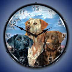 Labrador Retriever 14" LED Wall Clock