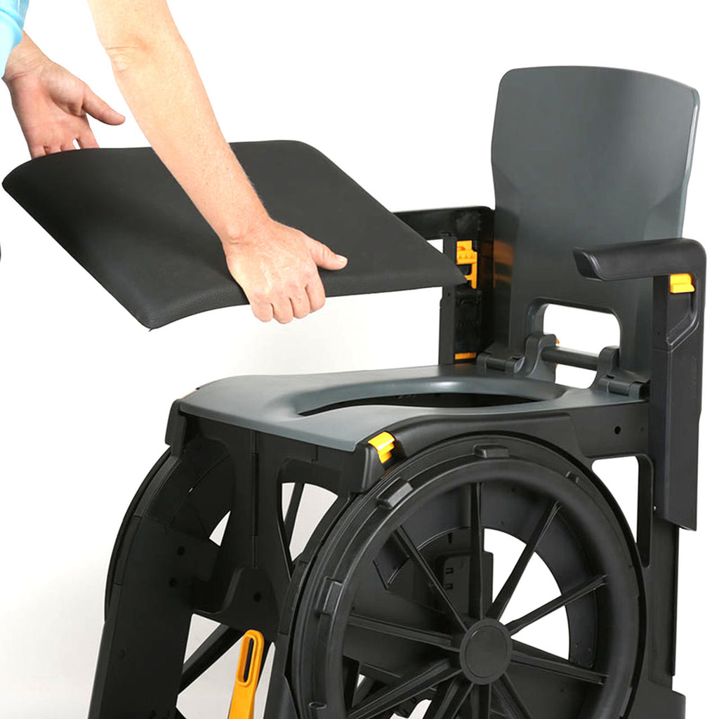 WheelAble Solid Closed Seat Overlay | Rigid Non-Toileting Seat for Wheelable Commode/Shower Chair
