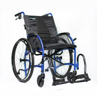 Strongback Mobility 24 Lightweight Folding Wheelchair with Attendant Brakes