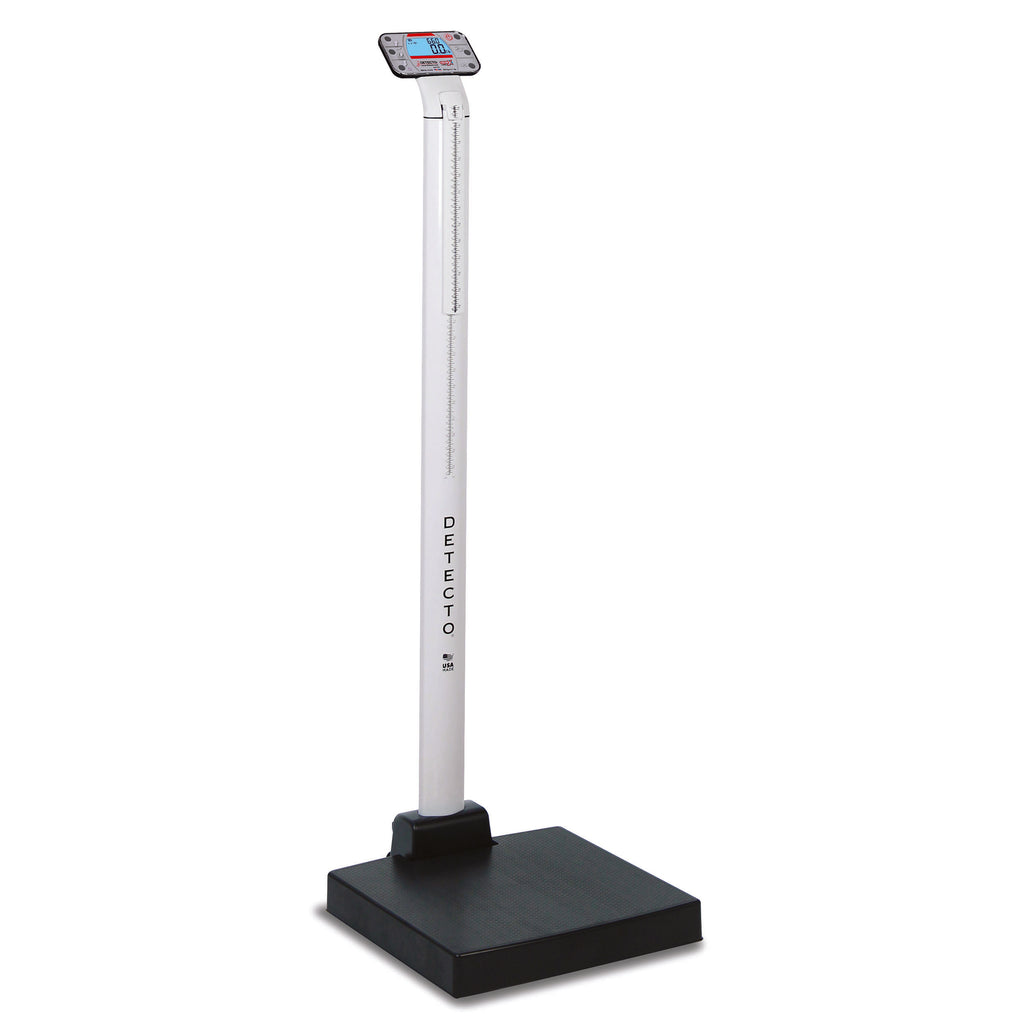 Detecto Apex Digital Physician Scale with Mechanical Height Rod