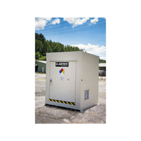 Justrite Non-Combustible Outdoor Safety Locker, 12-Drum