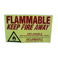 Justrite C97 Decal - Flammable Label