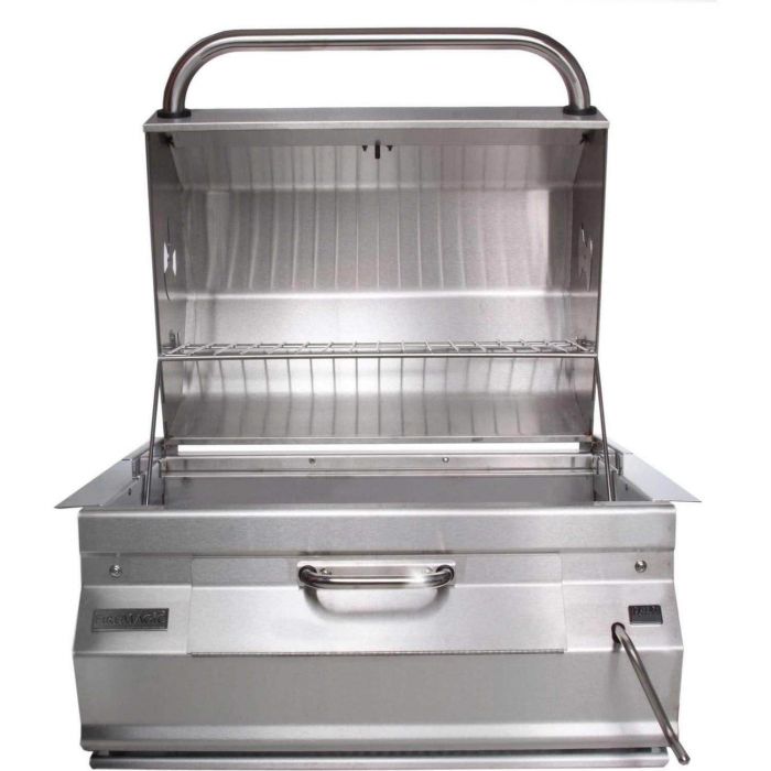 Fire Magic Legacy 24-Inch Built-In Charcoal Grill with Smoker Oven/Hood