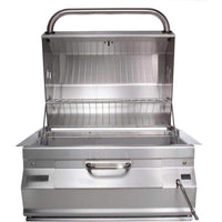 Fire Magic Legacy 24-Inch Built-In Charcoal Grill with Smoker Oven/Hood