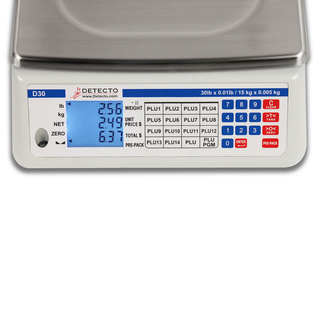 Detecto Low-Profile D Series Price Computing Scale