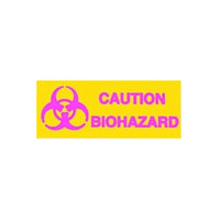 Phillips Safety Biohazard Caution Sign Magnetic 10" x 4" Yellow/Magento