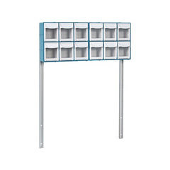 DETECTO 12-Bin Organizer with Accessory Bridge