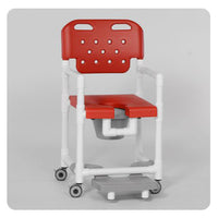 IPU 20" Elite Shower Commode Chair with Pail and Footrest