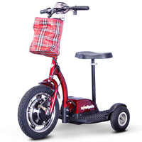 EWheels EW-18 Stand-in-Ride 3-Wheel Folding Mobility Scooter