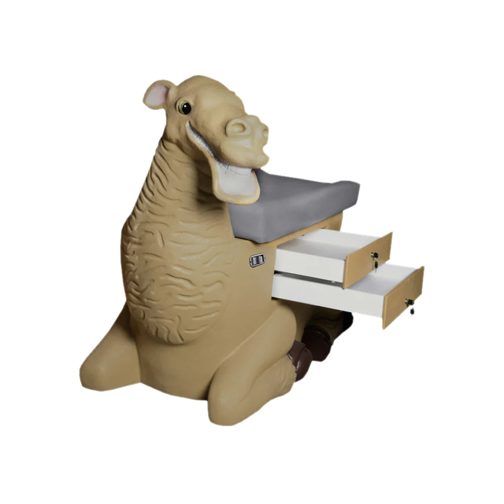 Pedia Pals Zoopal Camel Pediatric Exam Table with 400 lb Weight Capacity for Anxiety-Reducing Clinical Care