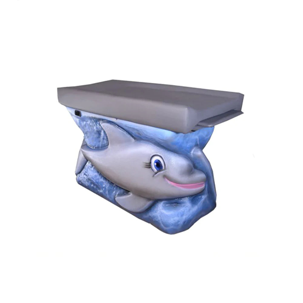 Pedia Pals Zoopal Dolphin Compact Pediatric Exam Table – Custom Sculpted Fiberglass Medical Treatment Surface