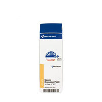First Aid Only 3" x 3" SmartCompliance Sterile Gauze Pads Refill, 10 Per Box(Pack of 85)