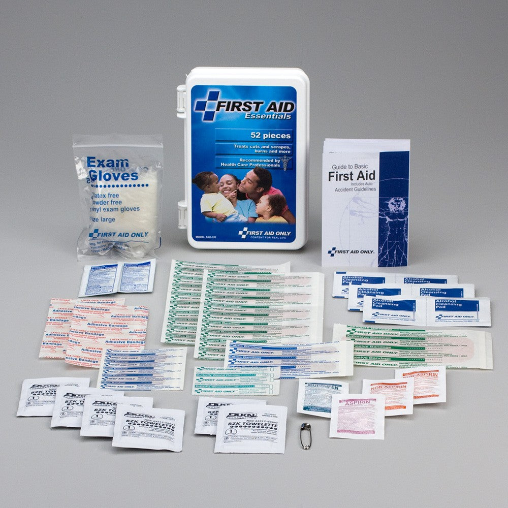First Aid Only Personal First Aid Kit | 51-Piece Plastic Case