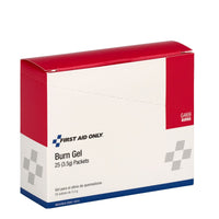 First Aid Only Burn Gel, 25 Per Box(Pack of 30)