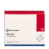 First Aid Only Burn Gel, 25 Per Box(Pack of 30)