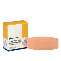 First Aid Only 2" x 4" Fabric Adhesive Bandages, 25 per Box(Pack of 75)