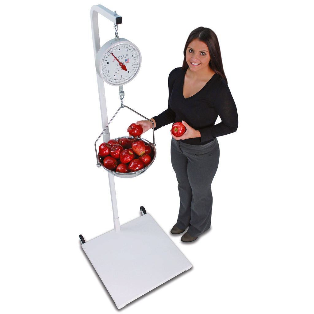 Detecto HS-STAND Free-Standing Mobile Hanging Scale Stand
