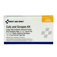First Aid Only Cuts and Scrapes Kit, Unit Box