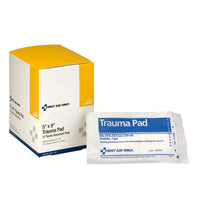 First Aid Only 5" x 9" Trauma Pad, 10 Per Box(Pack of 75)