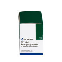 First Aid Only Aluminized Rescue Blanket, 5 Per Box(Pack of 30)