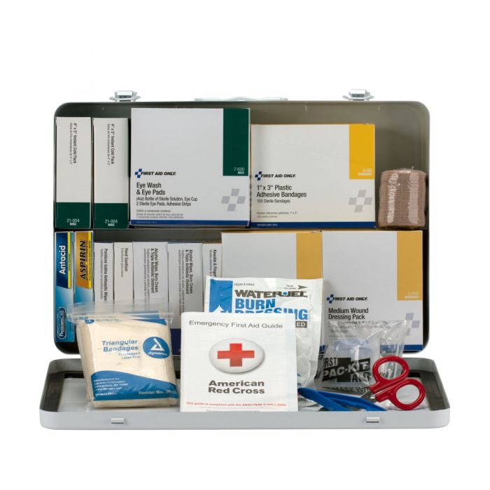 First Aid Only 50-Person Vehicle First Aid Kit with Weatherproof Steel Case