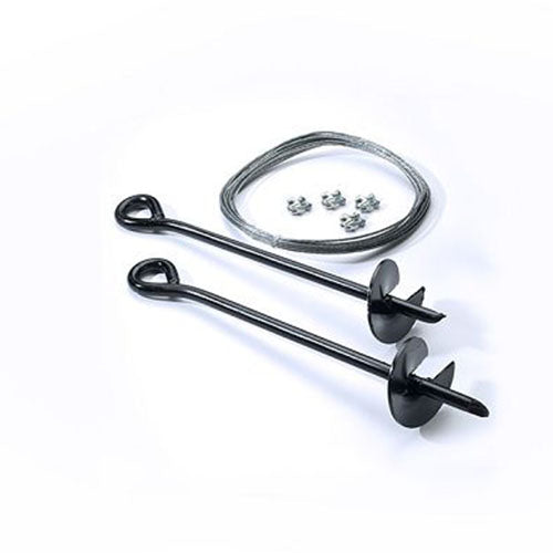 National Ramp® Wind-Resistant Ground Anchor and High-Tensile Tie-Down Strap Kit