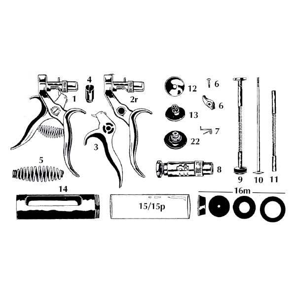 Jorgensen Labs J0031D15E Hauptner Glass Barrel 25cc