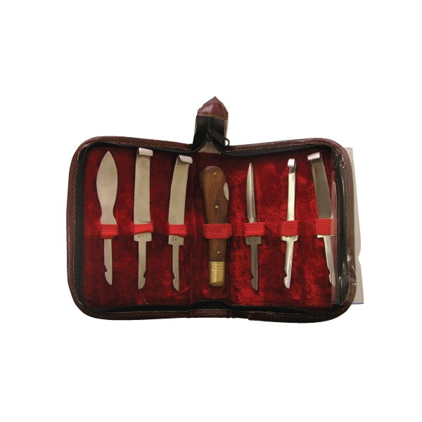 Jorgensen Labs Economy Hoof Knife Set | 4-Piece Professional Trimming Kit