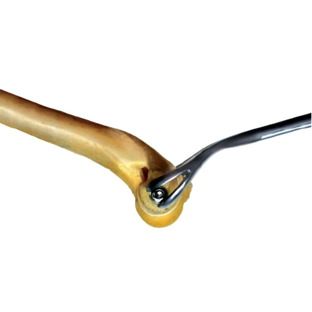 Jorgensen Labs Twin Point Fragment Forceps Curved Tip for Orthopedic Bone Stabilization