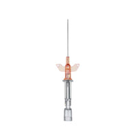 Jorgensen Labs Braun Introcan IV Catheter with Wings, 14g x 2³, Orange