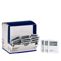 First Aid Only BZK Antiseptic Wipes, 100 Per Box