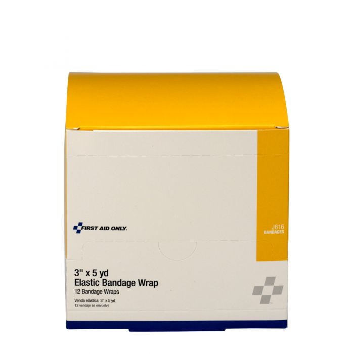 First Aid Only 3" x 5 yd. Elastic Bandage, 12 Per Box