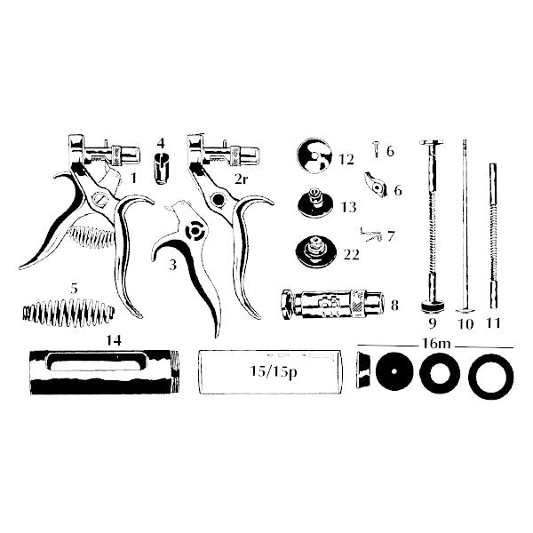 Jorgensen Labs J0031D15C Hauptner Glass Barrel 50cc