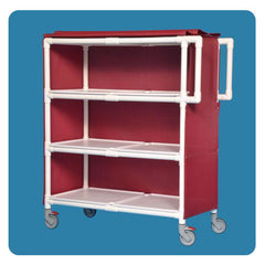 IPU 3-Shelf Jumbo Linen Cart
