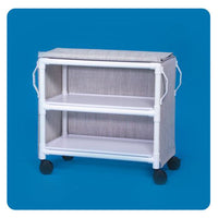 IPU 2-Shelf Deluxe Linen Cart - Knockdown Version