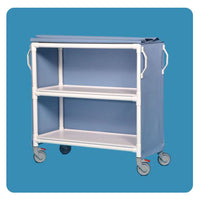 IPU 2-Shelf Deluxe Linen Cart - Knockdown Version