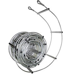 PMI 6" Aluminum Rungs, 4 mm Galvanized Cable -w/25cm rung spacing