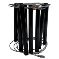 PMI 10.5" Black Rungs, 4 mm SS Cable - 25 cm Rung Spacing, Per Meter