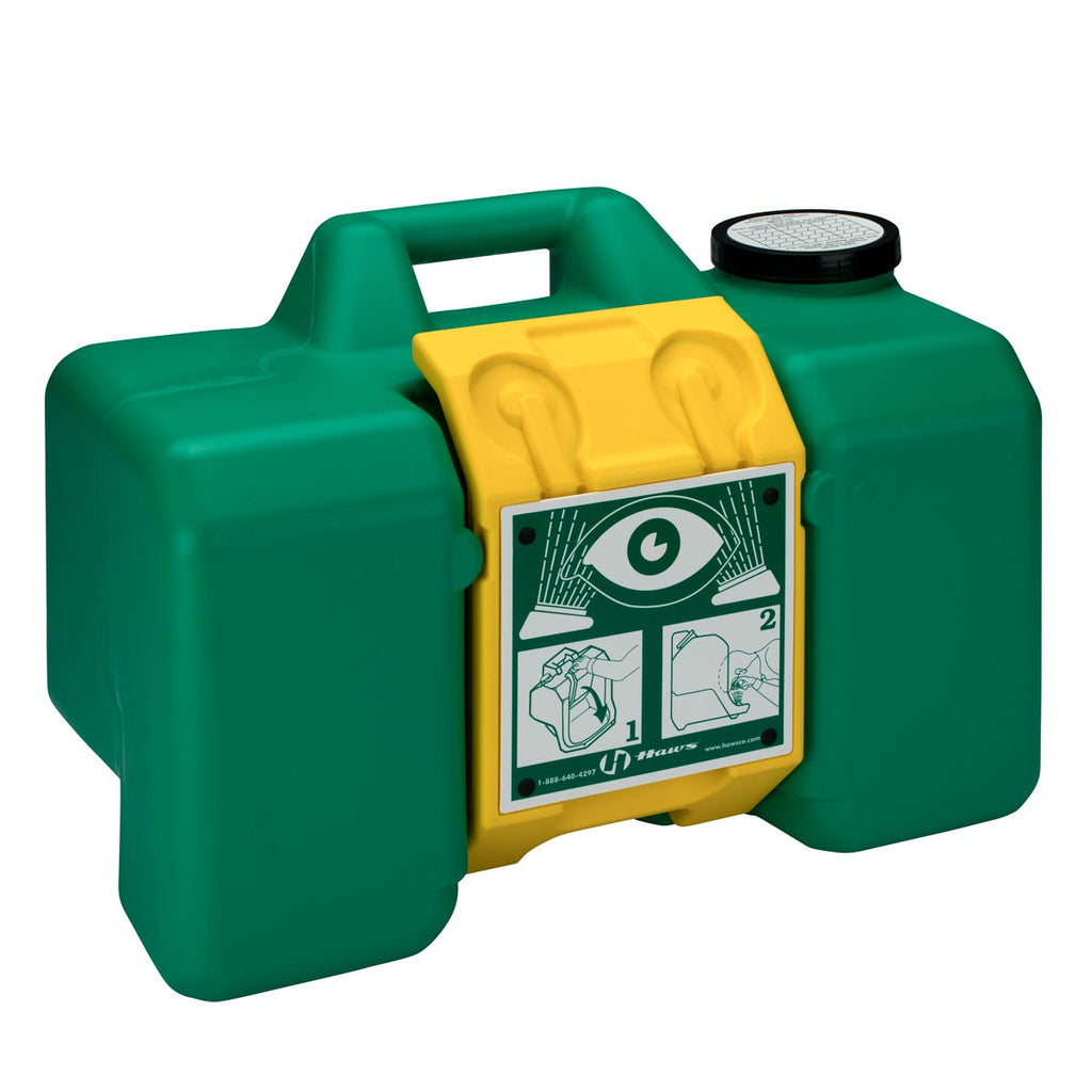 Haws Portable Gravity-Fed 15-Minute Emergency Eyewash Station | 9 Gallon