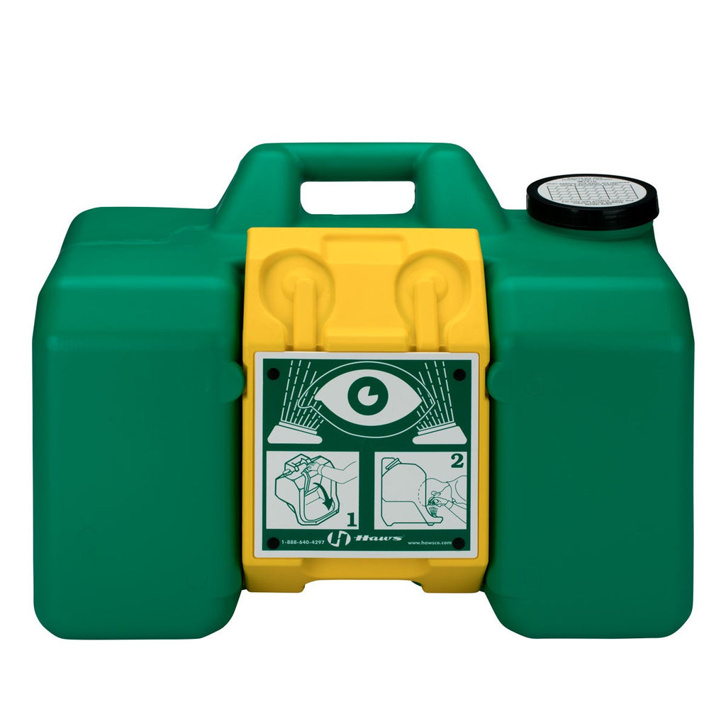 Haws Portable Gravity-Fed 15-Minute Emergency Eyewash Station | 9 Gallon