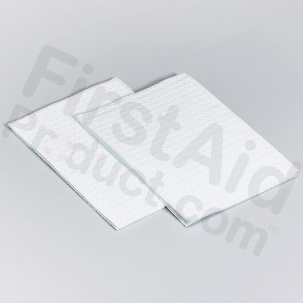 First Aid Only 13.5" x 18" Disposable Polyback Tissue Towels, 500 Count