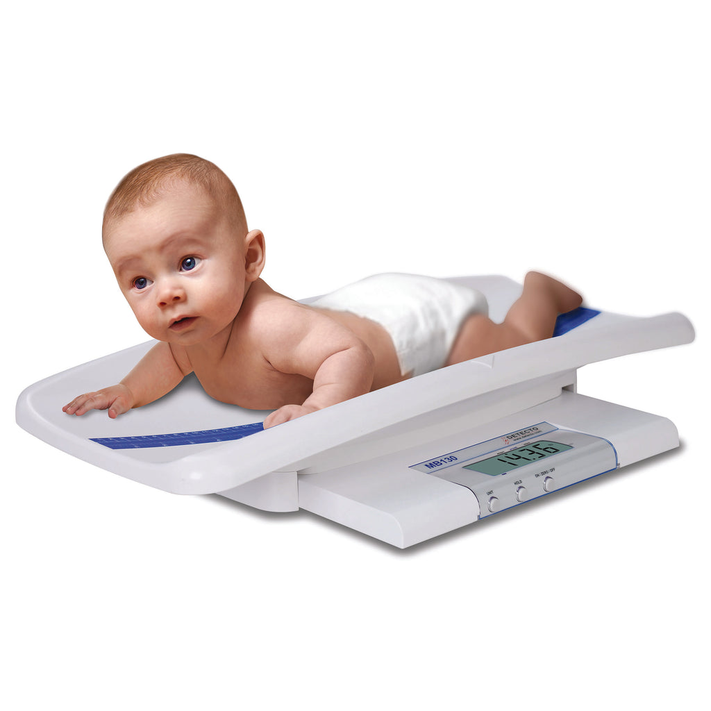 Detecto MB130 Digital Pediatric Scale – Convertable Infant & Toddler High-Precision Medical Scale