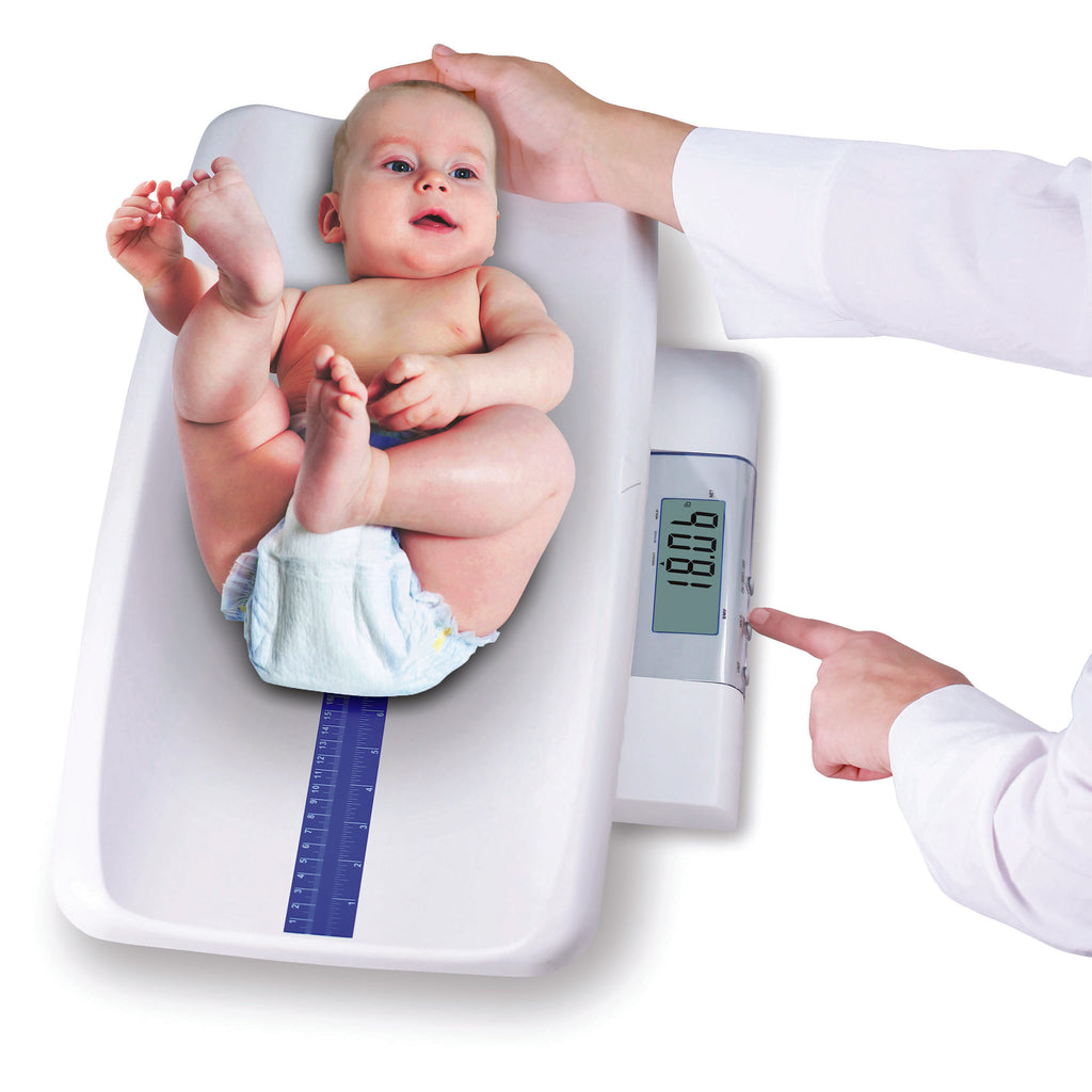 Detecto MB130 Digital Pediatric Scale – Convertable Infant & Toddler High-Precision Medical Scale