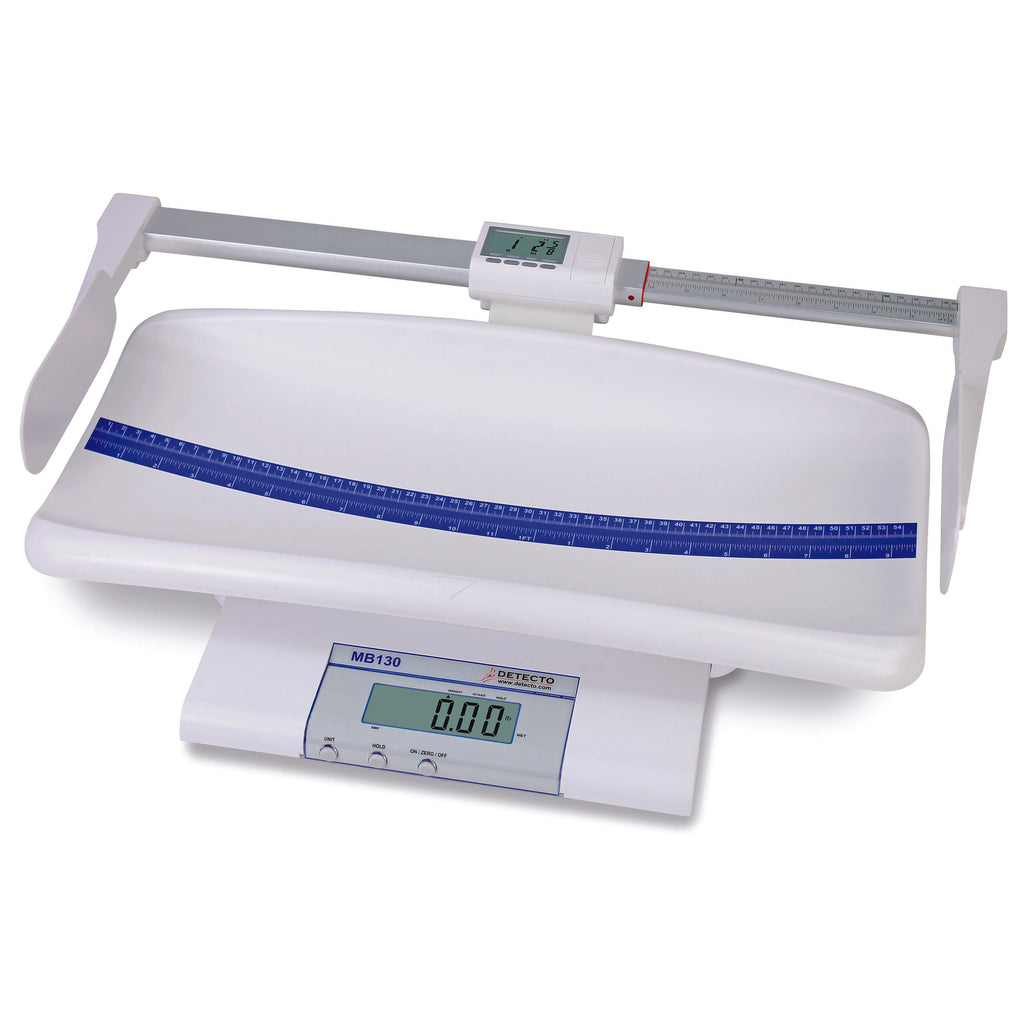 Detecto MB130 Digital Pediatric Scale – Convertable Infant & Toddler High-Precision Medical Scale