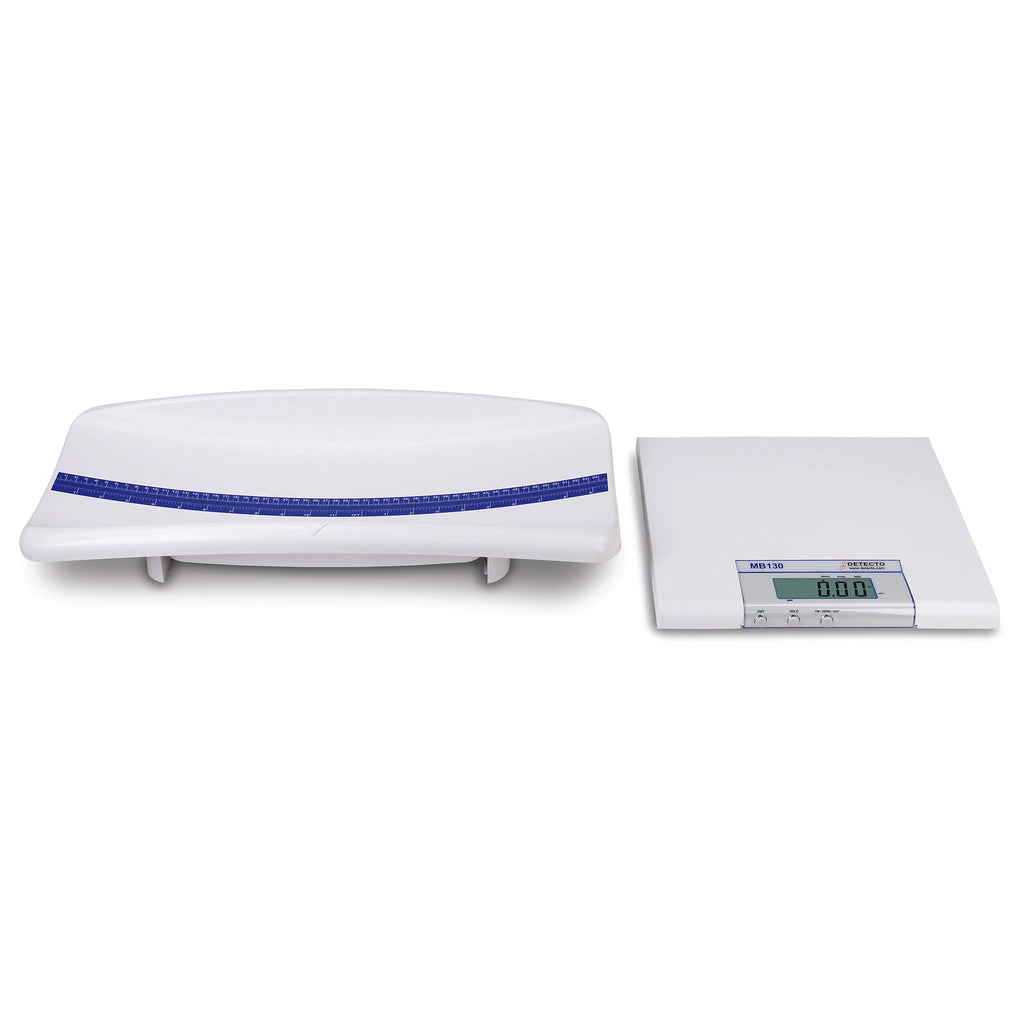 Detecto MB130 Digital Pediatric Scale – Convertable Infant & Toddler High-Precision Medical Scale