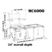 Nuprodx Multichair 6000 Tub/Commode Slider System